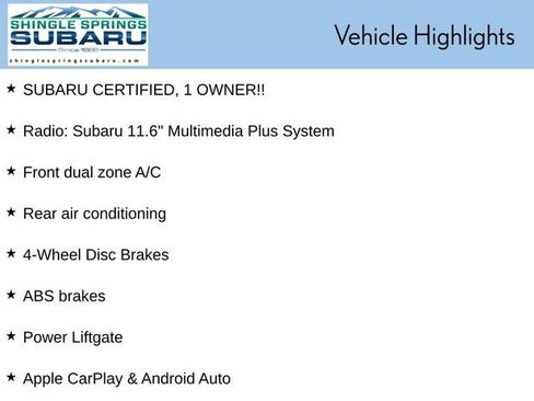 Certified 2025 Subaru Ascent Premium AWD/4WD image 52
