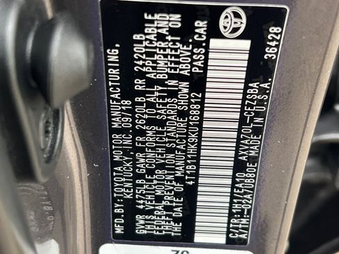 Used 2019 Toyota Camry SE image 22