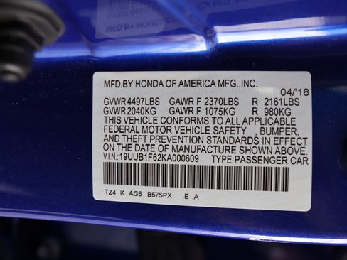 Used 2019 Acura TLX w/ Technology & A-SPEC Pkg image 20