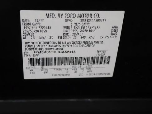 Used 2018 Ford Explorer Sport w/ Equipment Group 401A AWD/4WD image 31