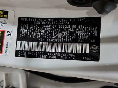 Used 2024 Toyota Camry SE FWD image 38