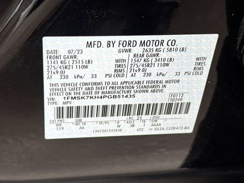 Used 2023 Ford Explorer ST-Line w/ Class IV Trailer Tow Package RWD image 36