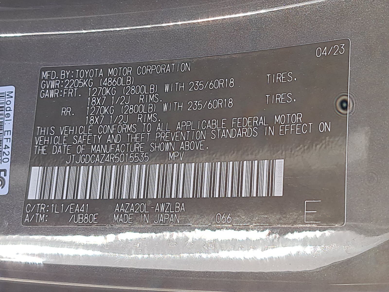 Used 2024 Lexus NX 250 FWD w/ Cold Area Package image 40
