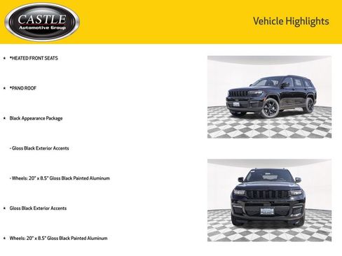 New 2025 Jeep Grand Cherokee L Limited w/ Black Appearance Package image 3