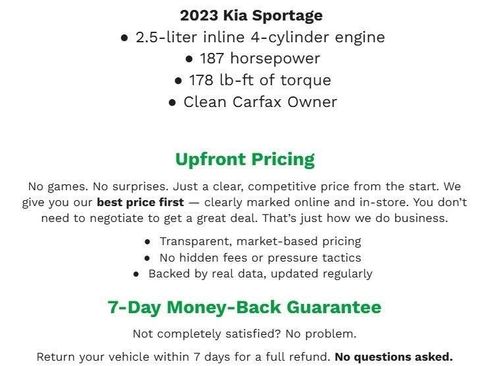 Used 2023 Kia Sportage X-Line w/ X-Line Premium Package AWD/4WD image 2