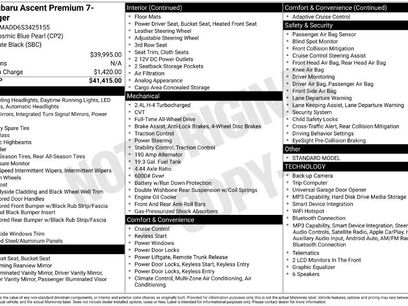 Used 2025 Subaru Ascent Premium
