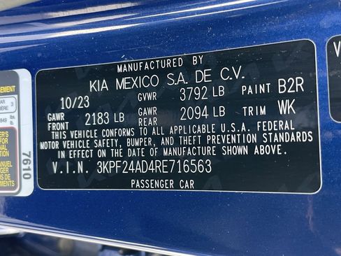 Certified 2024 Kia Forte LXS image 33