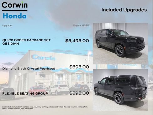 Used 2024 Jeep Grand Wagoneer L Series II w/ Quick Order Packagew 28T AWD/4WD image 4