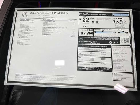 New 2026 Mercedes-Benz GLC 43 AMG 4MATIC image 42