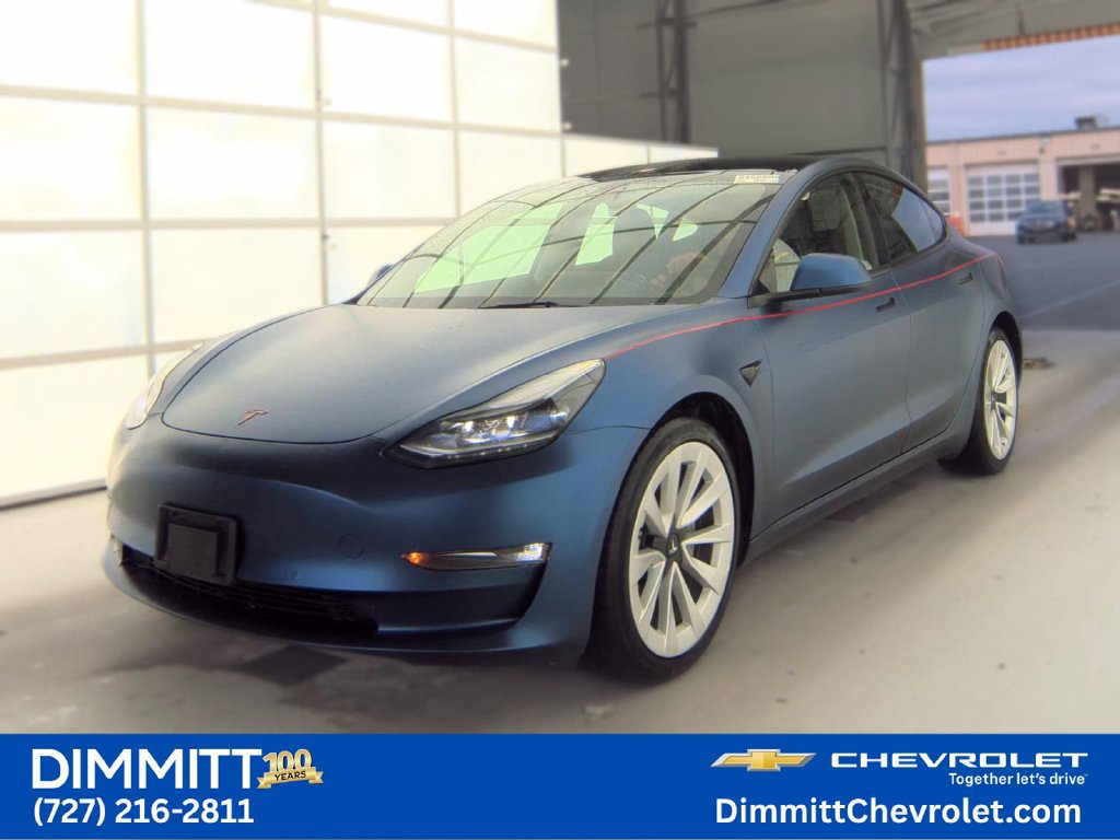 Used 2022 Tesla Model 3 Long Range AWD/4WD image 1