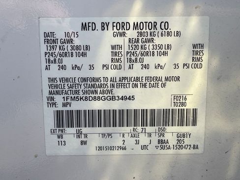 Used 2016 Ford Explorer XLT AWD/4WD image 30