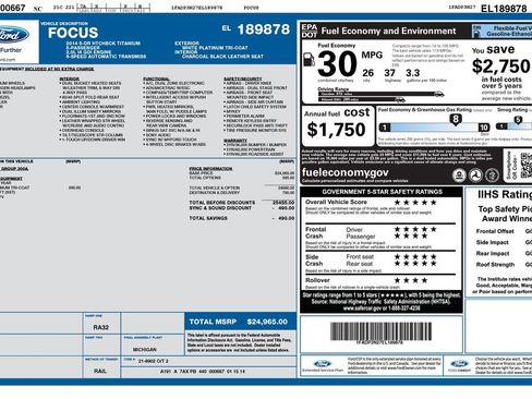 Used 2014 Ford Focus Titanium FWD image 21