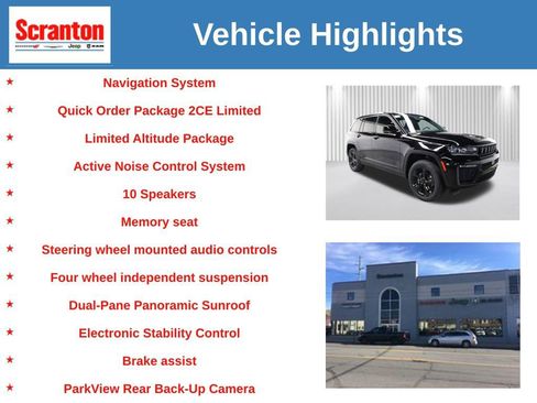 New 2026 Jeep Grand Cherokee Limited w/ Limited Altitude Package image 6