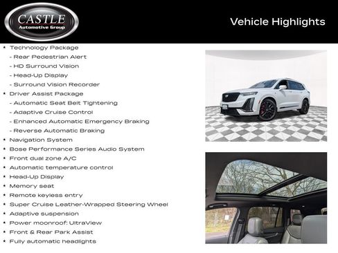 Used 2024 Cadillac XT6 Sport w/ LPO, Onyx Lite Package AWD/4WD image 7