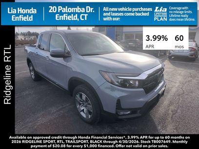 New 2026 Honda Ridgeline RTL
