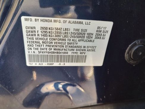 Used 2017 Honda Pilot Elite image 36