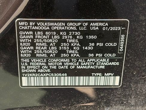 Used 2023 Volkswagen Atlas SE w/ Panoramic Sunroof Package AWD/4WD image 35