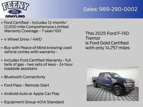 Used 2025 Ford F150 Tremor w/ Mobile Office Package AWD/4WD image 5