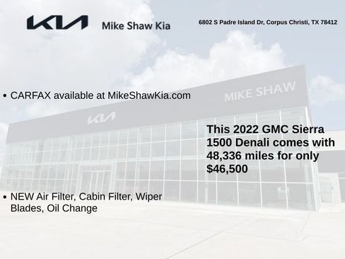 Used 2022 GMC Sierra 1500 Denali w/ Technology Package AWD/4WD image 3