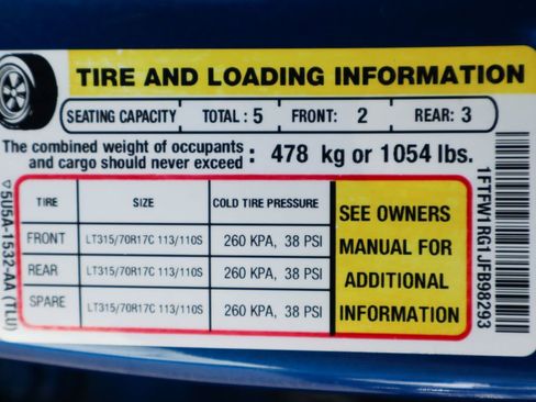 Used 2018 Ford F150 Raptor w/ Equipment Group 802A Luxury image 63