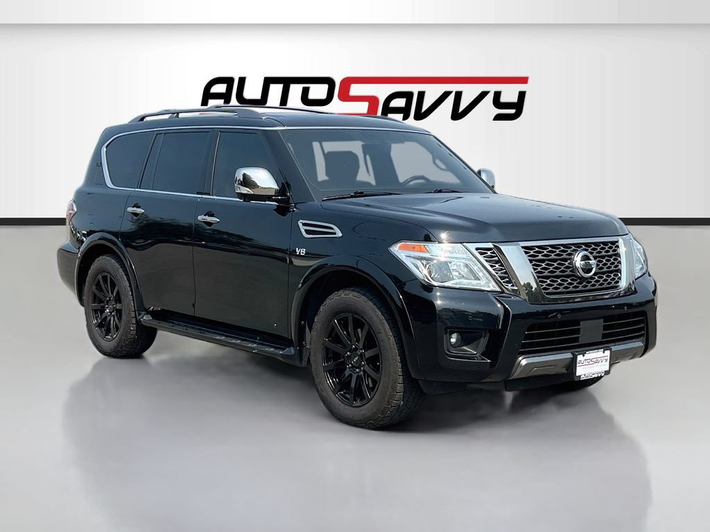 Used 2019 Nissan Armada Platinum w/ Captain's Chairs Package AWD/4WD image 1