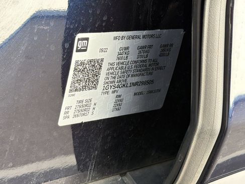 Certified 2022 Cadillac Escalade Sport Platinum w/ Heavy-Duty Trailer Package AWD/4WD image 25