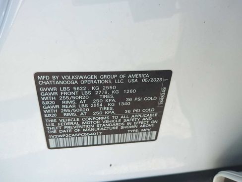 Used 2023 Volkswagen Atlas SE w/ Black Wheel Package FWD image 33
