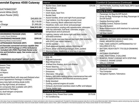 New 2025 Chevrolet Express 4500 w/ Power Convenience Package image 25