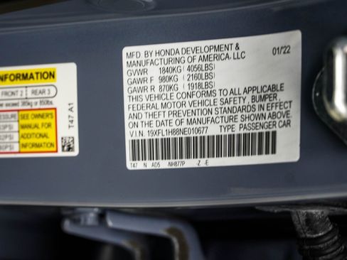Used 2022 Honda Civic Sport Touring image 36