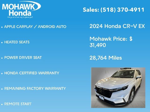 Certified 2024 Honda CR-V EX image 16