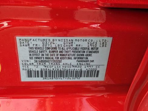New 2026 Nissan Sentra SR w/ SR All Weather Package FWD image 36