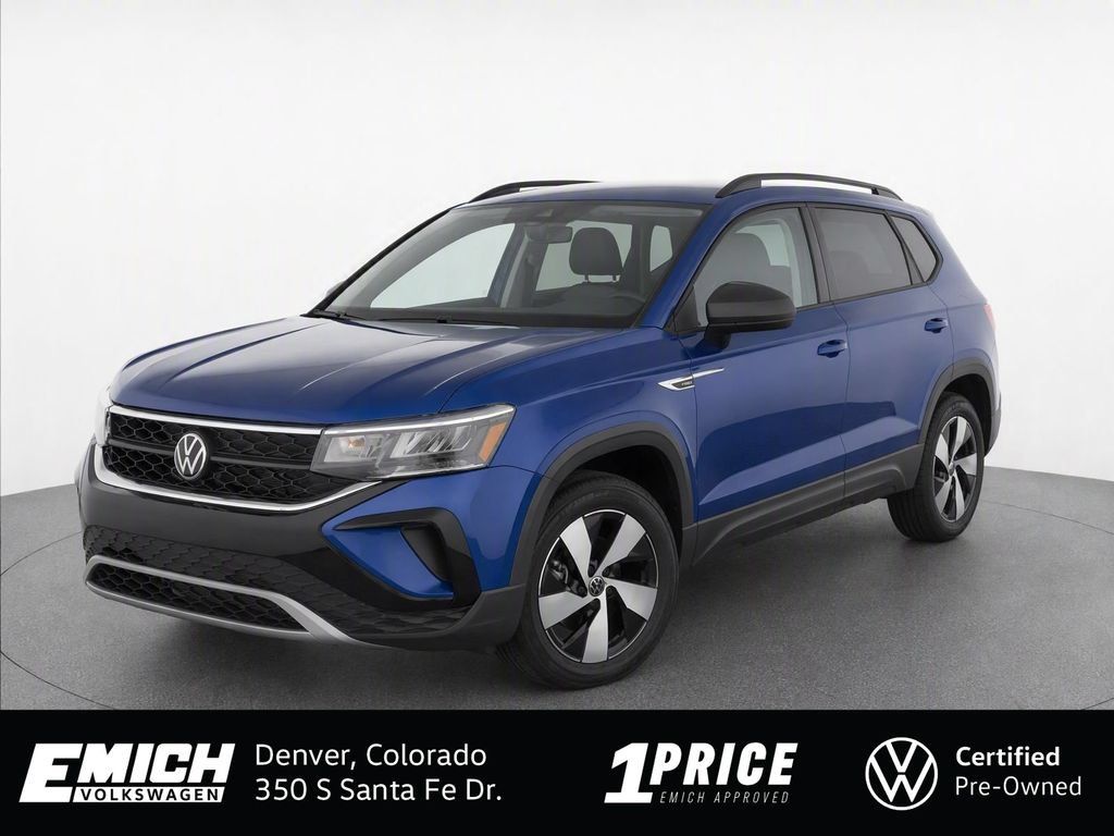 Certified 2023 Volkswagen Taos S w/ Driver Assistance Package AWD/4WD 360° Tour