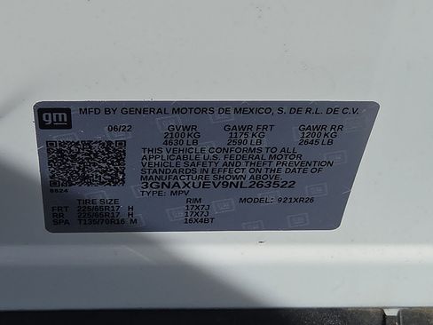 Certified 2022 Chevrolet Equinox LT AWD/4WD image 27