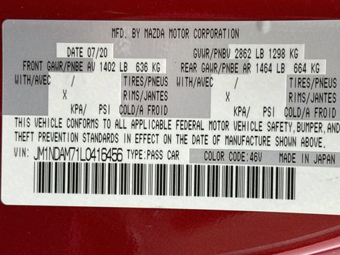 Used 2020 MAZDA MX-5 Miata RF Grand Touring RWD image 31