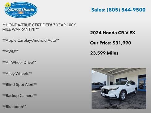 Used 2024 Honda CR-V EX image 6