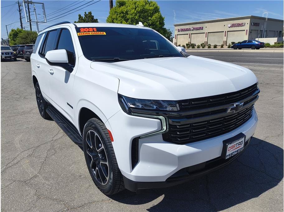 Used 2021 Chevrolet Tahoe RST w/ Rear Media and Nav Package RWD image 3
