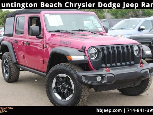 Used 2022 Jeep Wrangler Unlimited Rubicon w/ LED Lighting Group AWD/4WD image 1