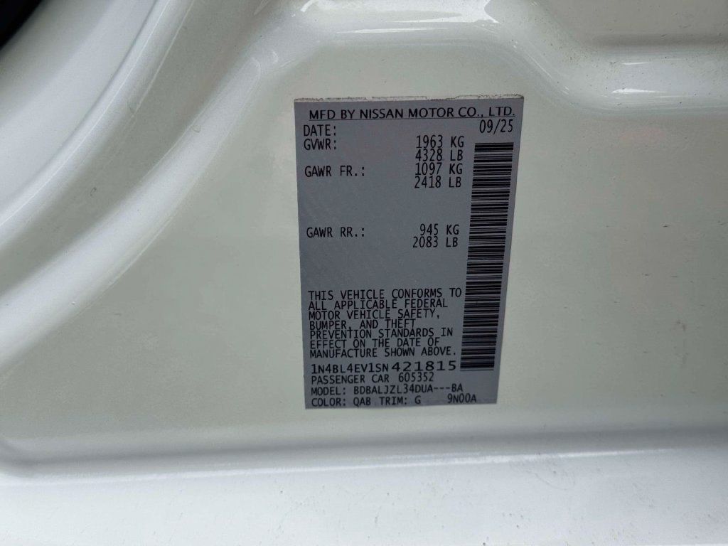 Certified 2025 Nissan Altima 2.5 SL FWD image 11