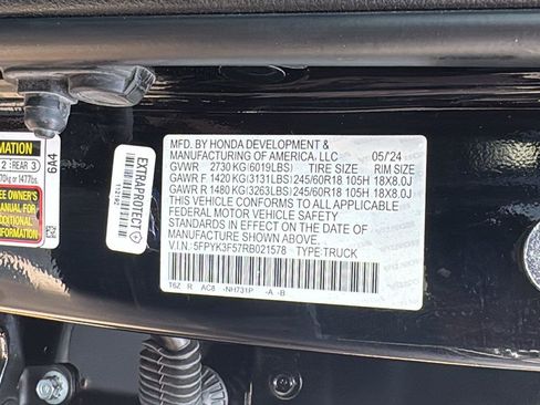 Used 2024 Honda Ridgeline RTL image 26