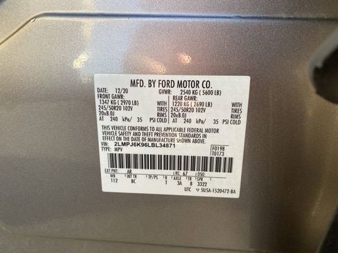 Used 2020 Lincoln Nautilus Reserve image 47