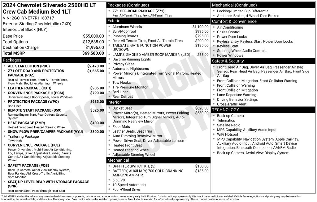 Used 2024 Chevrolet Silverado 2500 LT w/ All Star Edition AWD/4WD image 3