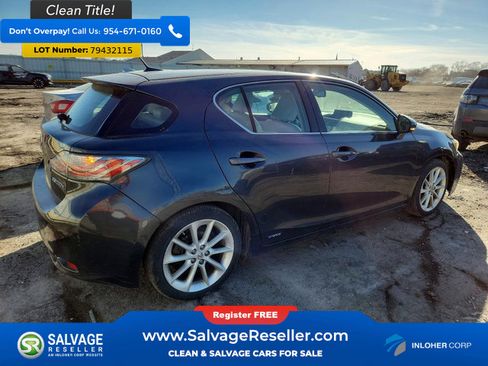 Used 2011 Lexus CT 200h Premium w/ Leather Pkg FWD image 4