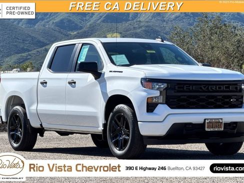 Certified 2022 Chevrolet Silverado 1500 Custom w/ LPO, Dark Essentials Package image 1