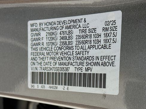 Used 2025 Honda CR-V EX-L image 12