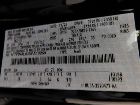 Used 2025 Ford F150 Tremor w/ Bed Utility Package image 59