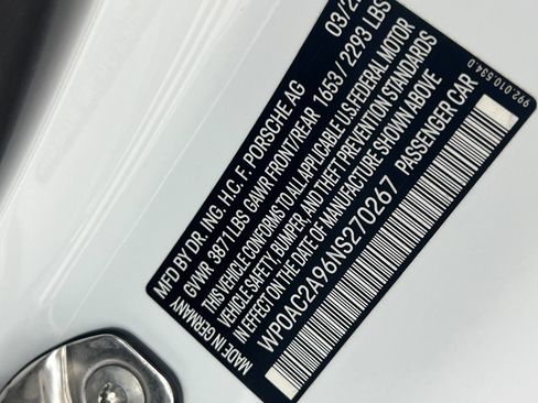Certified 2022 Porsche 911 GT3 RWD image 27