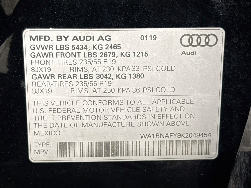 Used 2019 Audi Q5 2.0T Premium Plus w/ Premium Plus Package AWD/4WD image 44