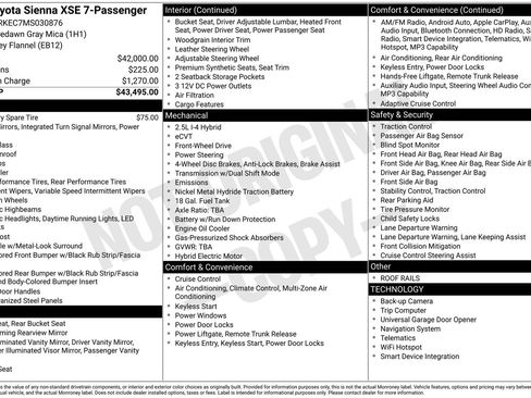 Used 2021 Toyota Sienna XSE FWD image 33