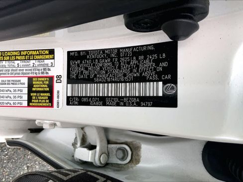 Used 2024 Lexus ES 350 w/ Premium Package FWD image 37