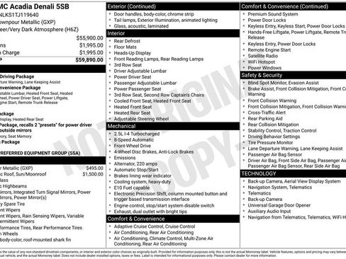 New 2026 GMC Acadia Denali FWD image 4